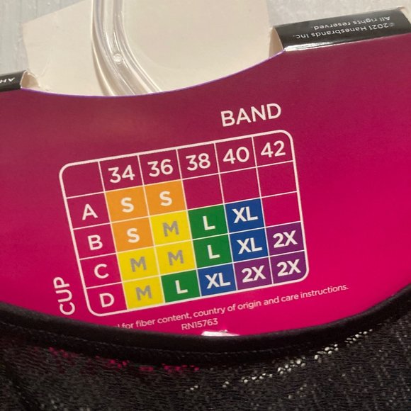 NWT Maidenform high neck pull over comfort bra black lace S - Picture 7 of 7